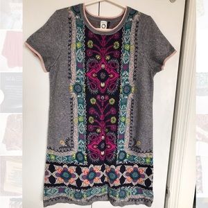 Anthropologie Akemi + Kim Kaleidoscope Knit Sweater Dress